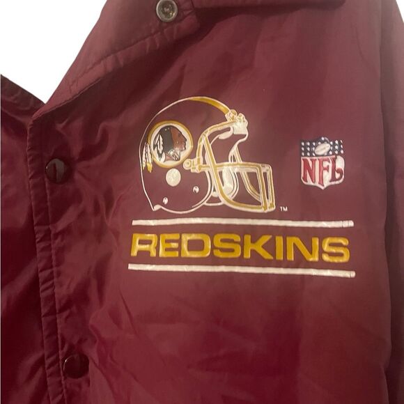 Vintage Chalk Line 90's NFL Washington Redskins Satin Locker Line Jacket Sz L - Picture 5 of 16